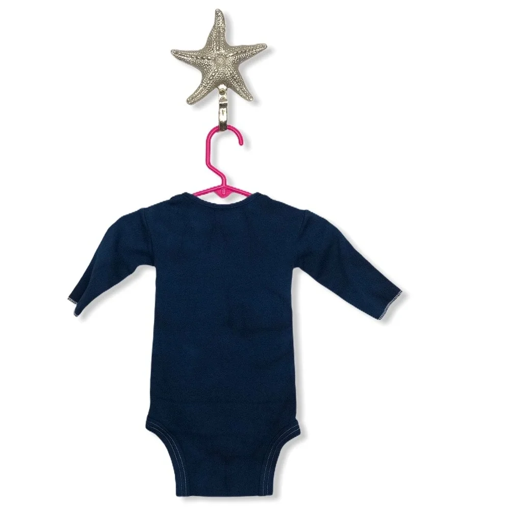 Tiny Bundles Baby Tie Dye Smiley Face Long Sleeve Bodysuit and Hat Set 15-18 lbs